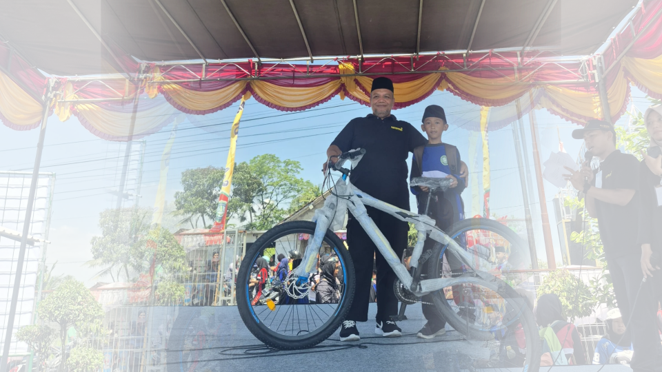 Kenzie Raih Sepeda, Doorprize Utama HAB ke-58 MTsN 1 Sleman