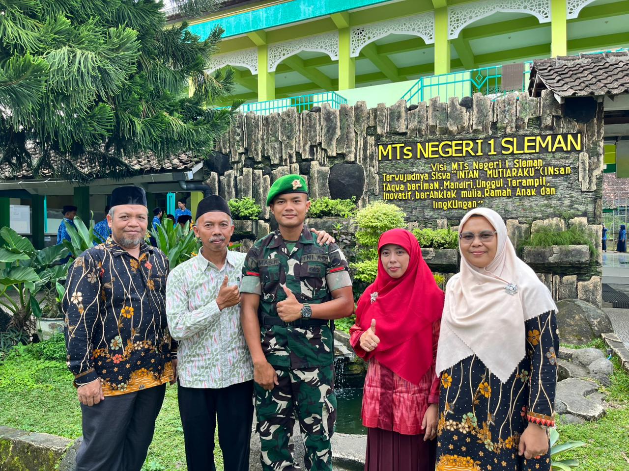 Alumni Berprestasi MTsN 1 Sleman Ajak Murid Pantang Menyerah Raih Cita-cita