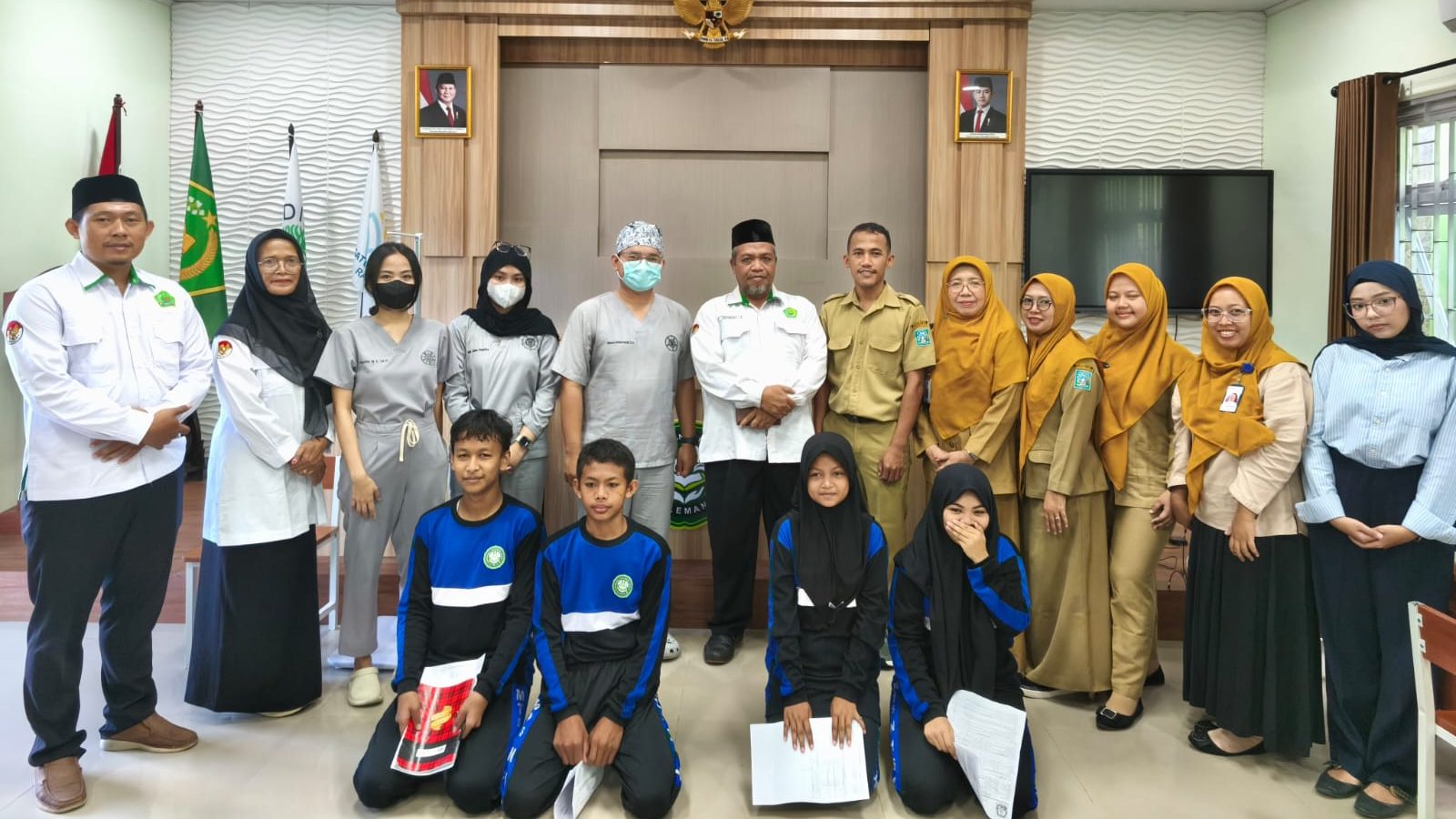 MTsN 1 Sleman Gandeng Puskesmas Seyegan untuk Skrining Kesehatan murid