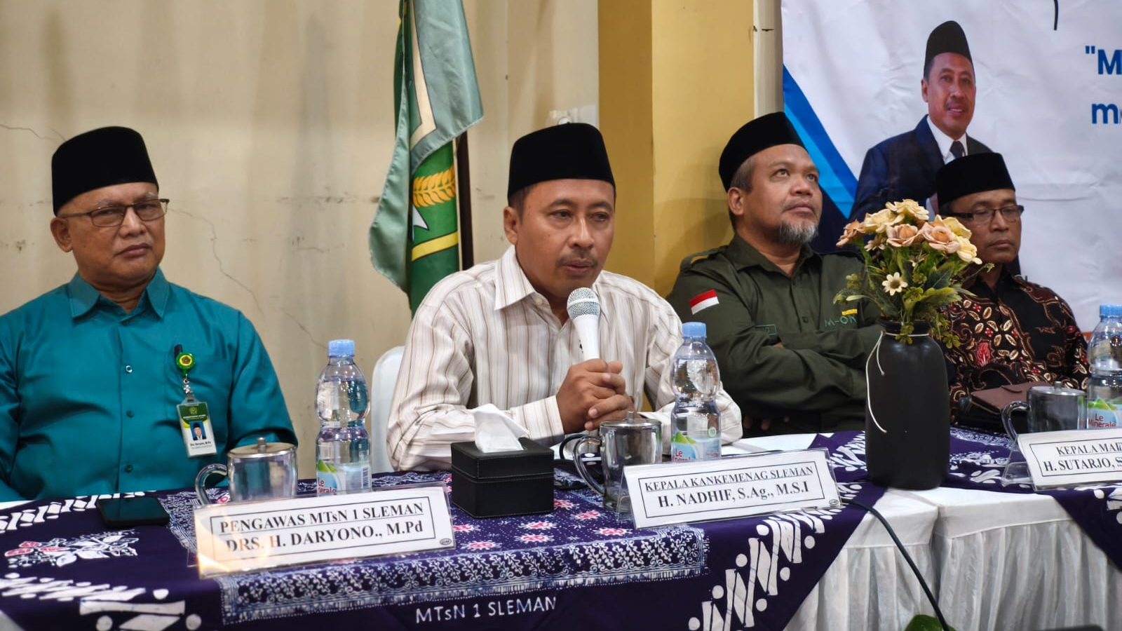 Kankemenag Sleman pada Raker MTsN 1 Sleman: Madrasah Harus Menarik Lewat Prestasi, Bukan Sekadar Promosi