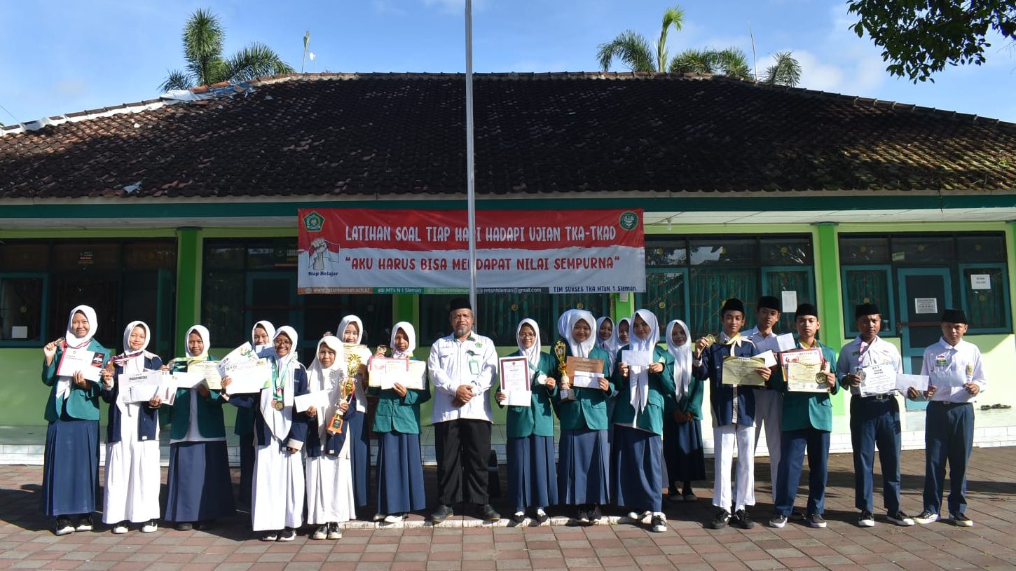 Prestasi Murid MTsN 1 Sleman dari Kabupaten hingga Nasional Dapat Apresiasi Madrasah