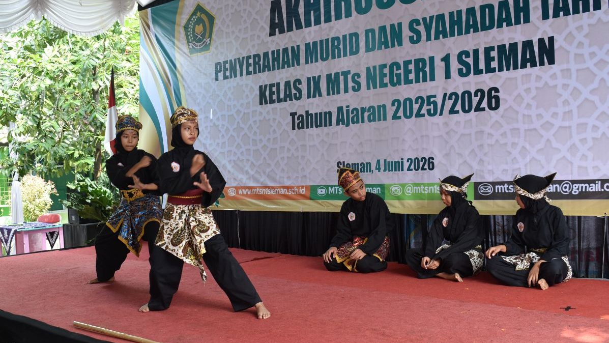 Ragam Aksi Ekstrakurikuler Ramaikan Akhirussanah MTsN 1 Sleman