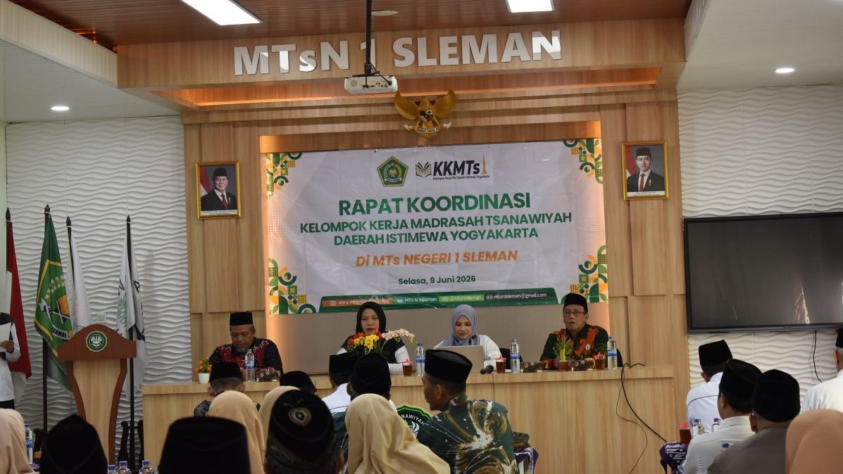 Rakor Kepala MTs se-DIY Digelar di MTsN 1 Sleman, Fokus Persiapan Tahun Ajaran Baru