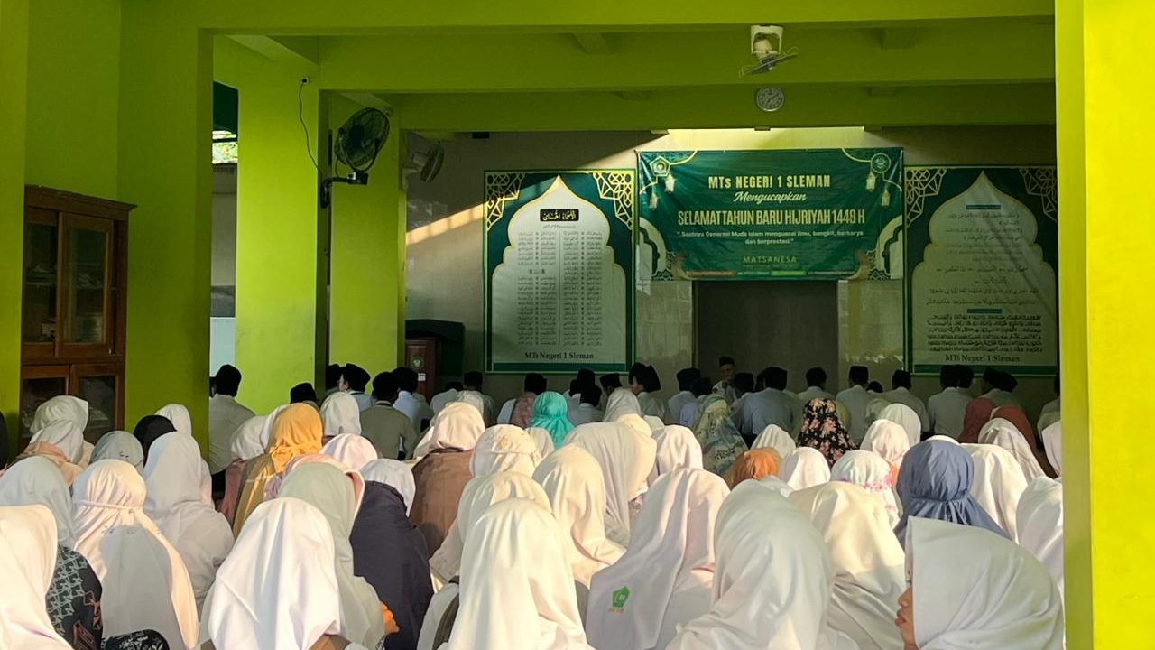 Sambut Tahun Baru Islam 1448 H, MTsN 1 Sleman Gelar Khataman Al-Qur’an dan Refleksi Hijrah