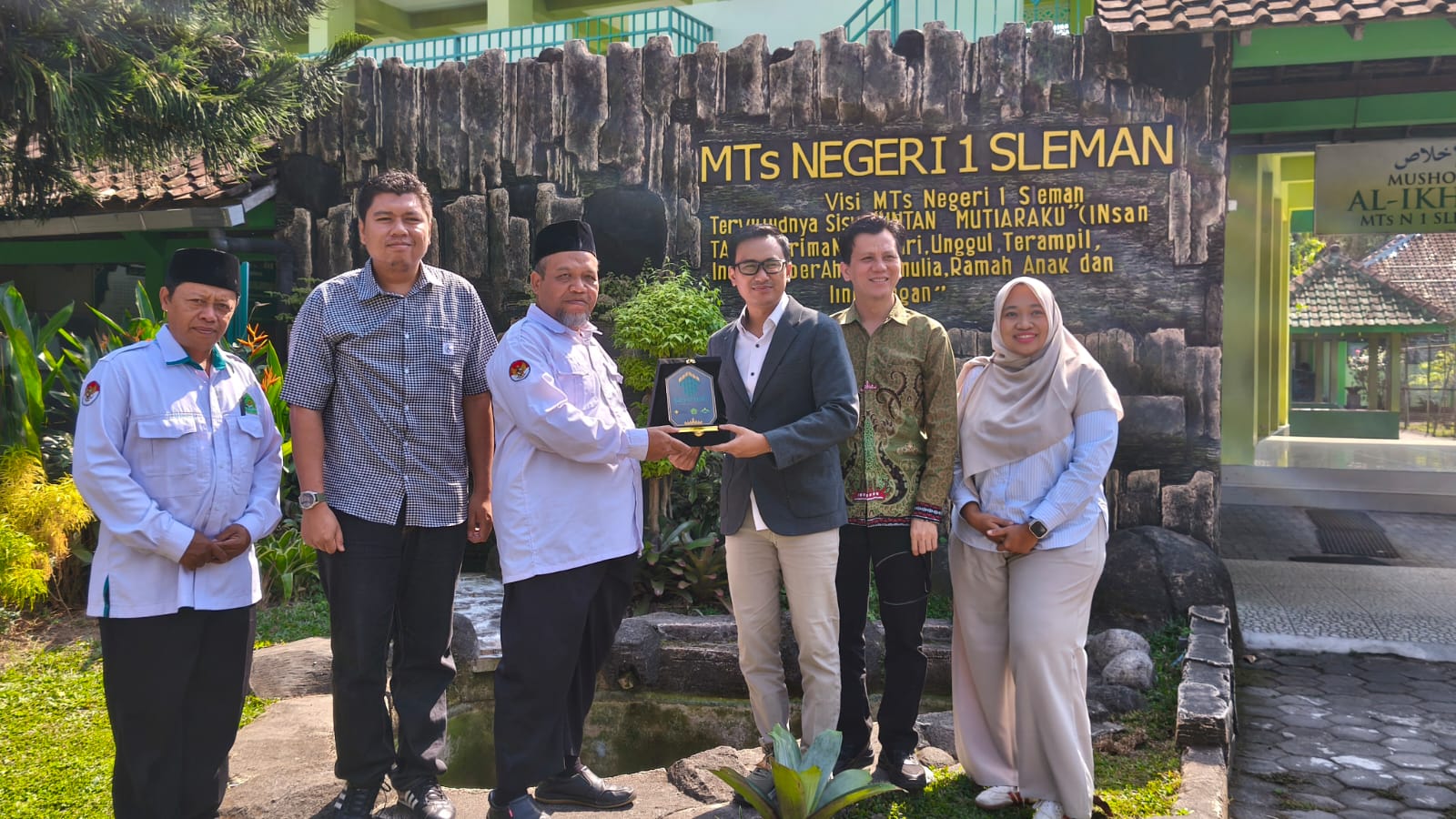 LP2M UIN Raden Intan Lampung Jadikan MTsN 1 Sleman Lokasi Penelitian Madrasah Berkelanjutan