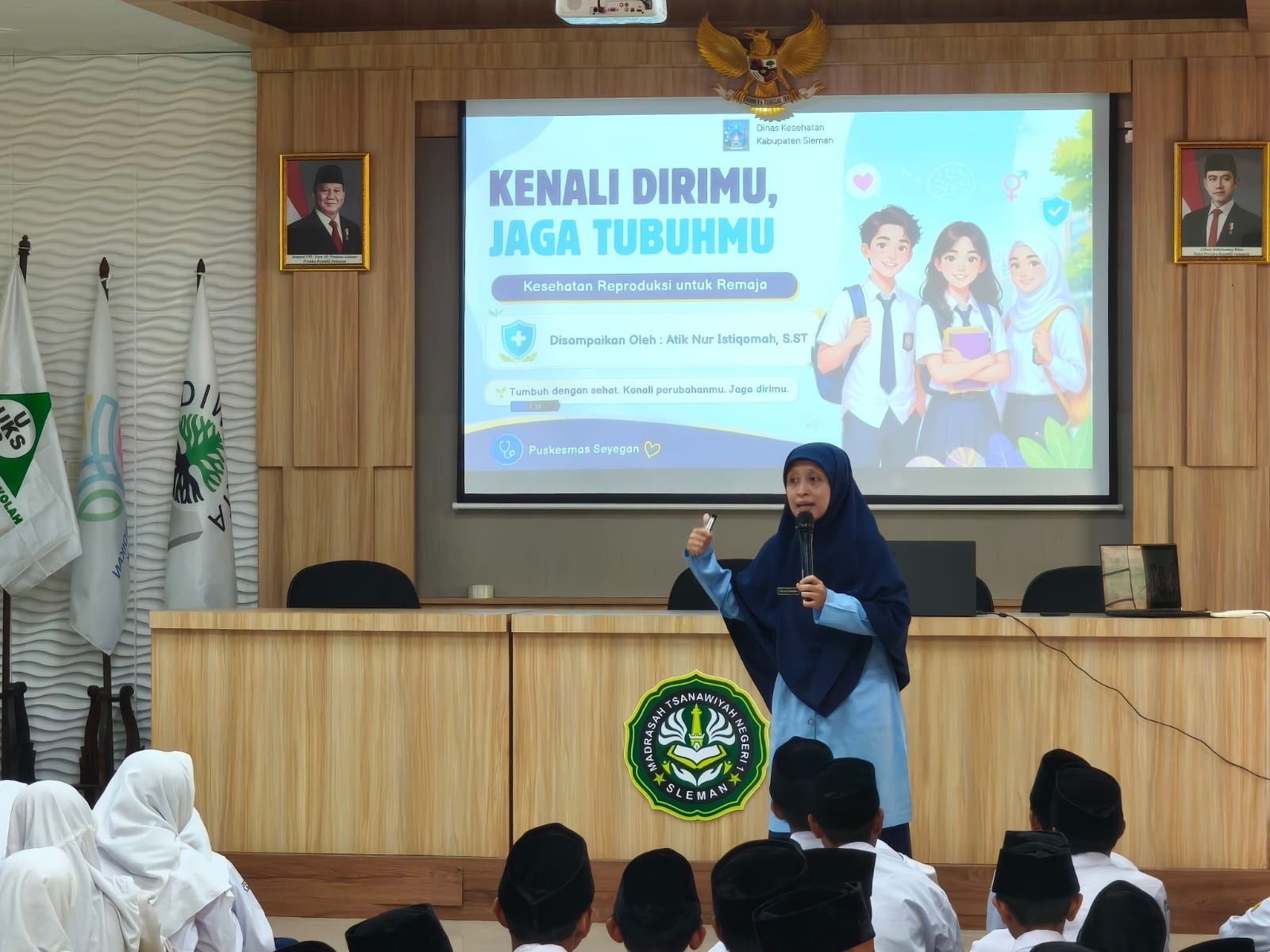Kenali Diri, Jaga Tubuh: Murid MTsN 1 Sleman Ikuti Edukasi Kesehatan Remaja