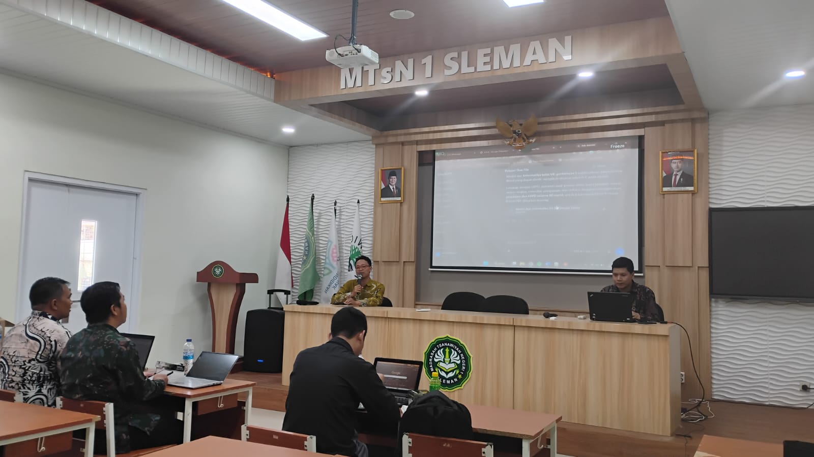 MTsN 1 Sleman Jadi Tuan Rumah MGMP TIK MTs Se-Kabupaten Sleman