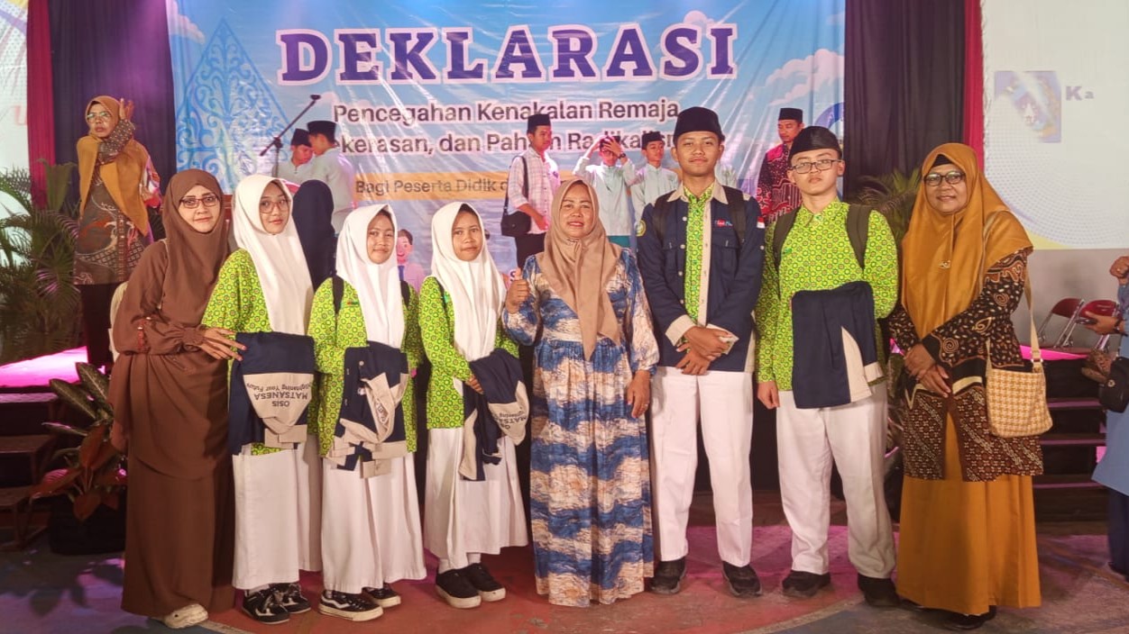 MTsN 1 Sleman Ikuti Deklarasi Pencegahan Kenakalan Remaja Sekabupaten Sleman