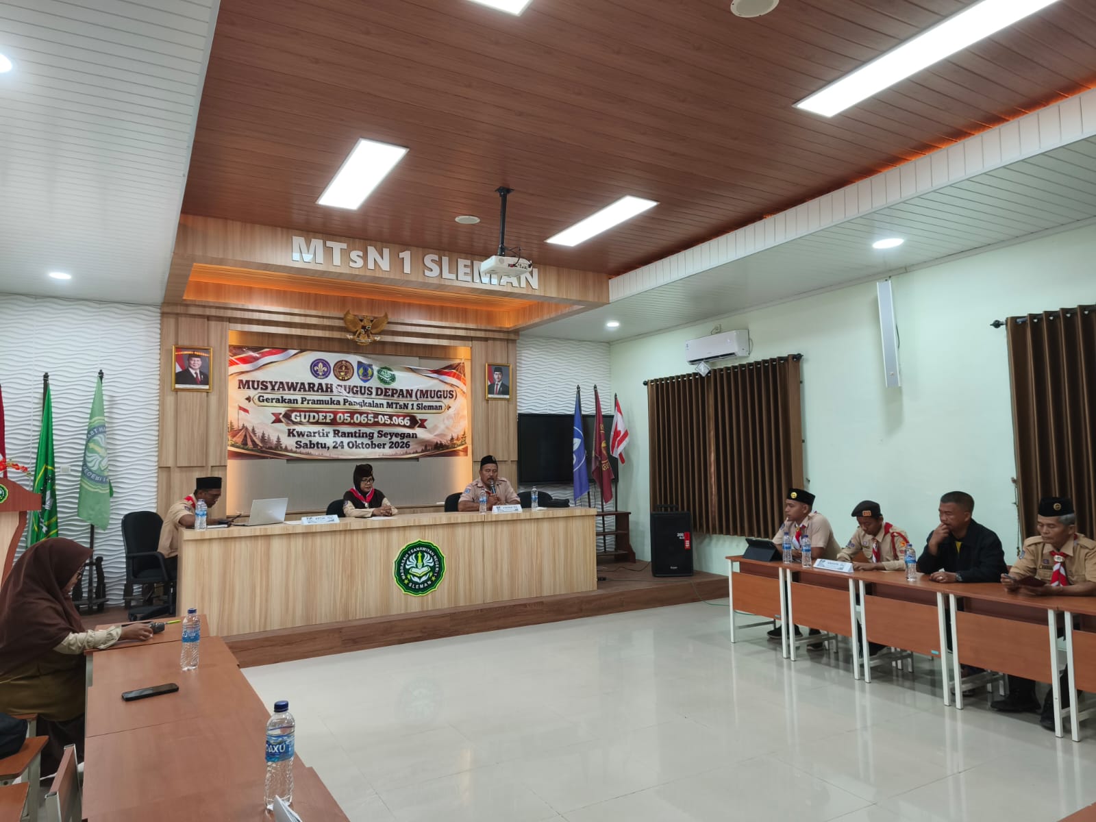 Mugus MTsN 1 Sleman Tetapkan Pengurus Pramuka Periode 2026–2028